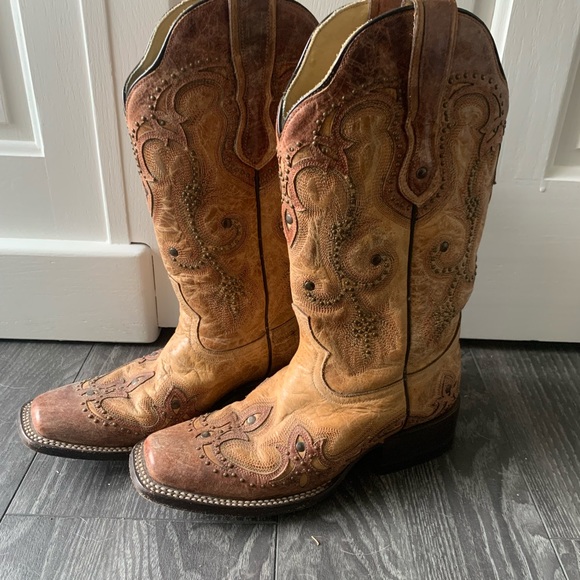 Corral square toe boot size 7 - Picture 3 of 6